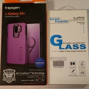 Phone Case & Screen Protector for Galaxy S9 Plus